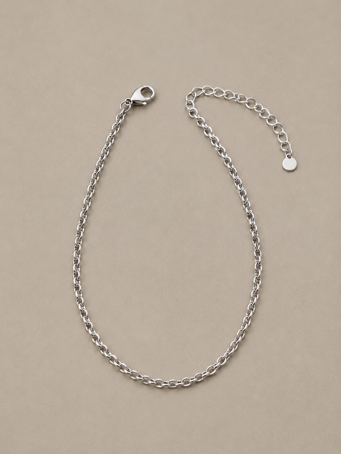 Classic Silver Chain Anklet