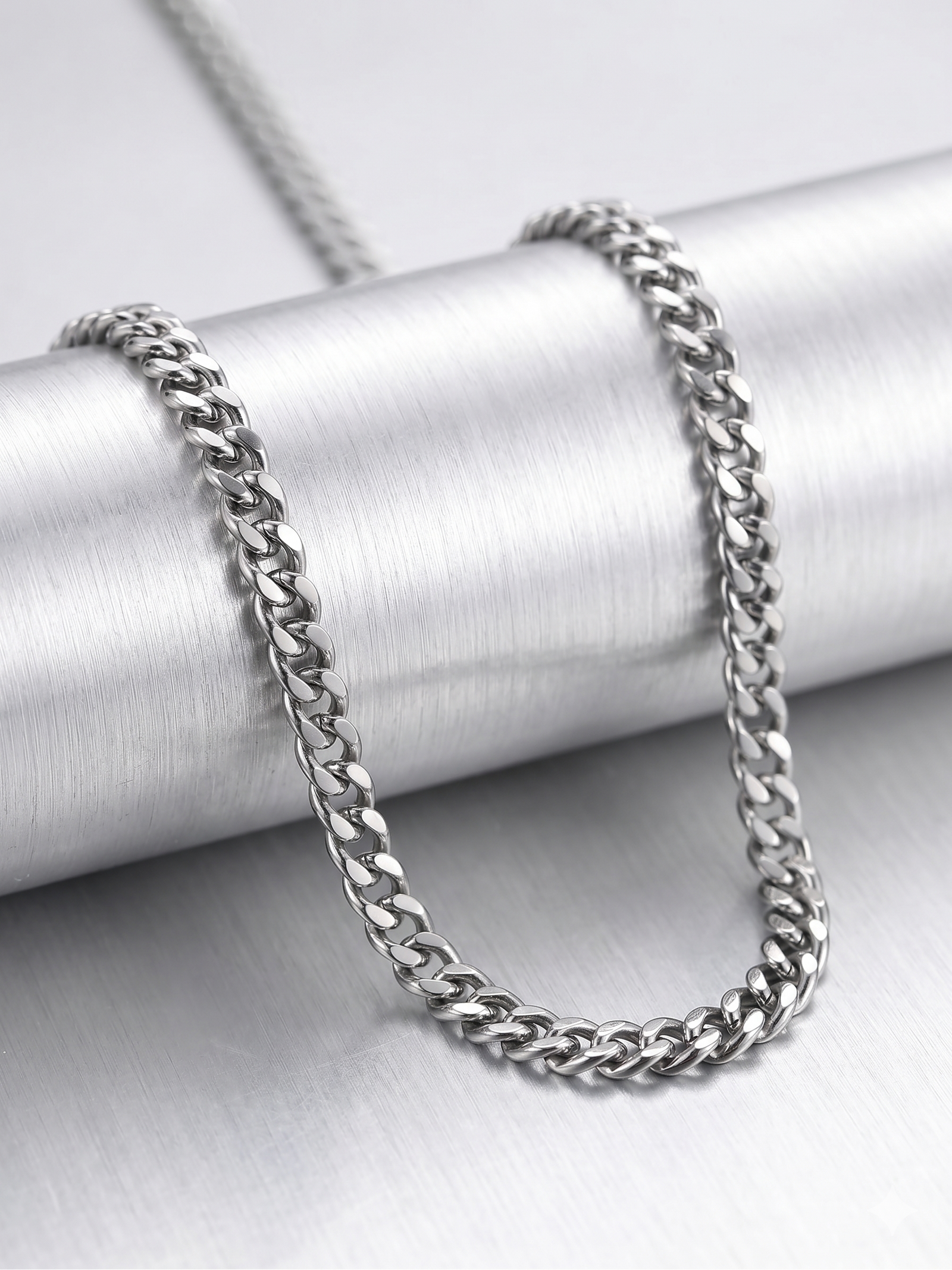 Classic Silver Link Anklet