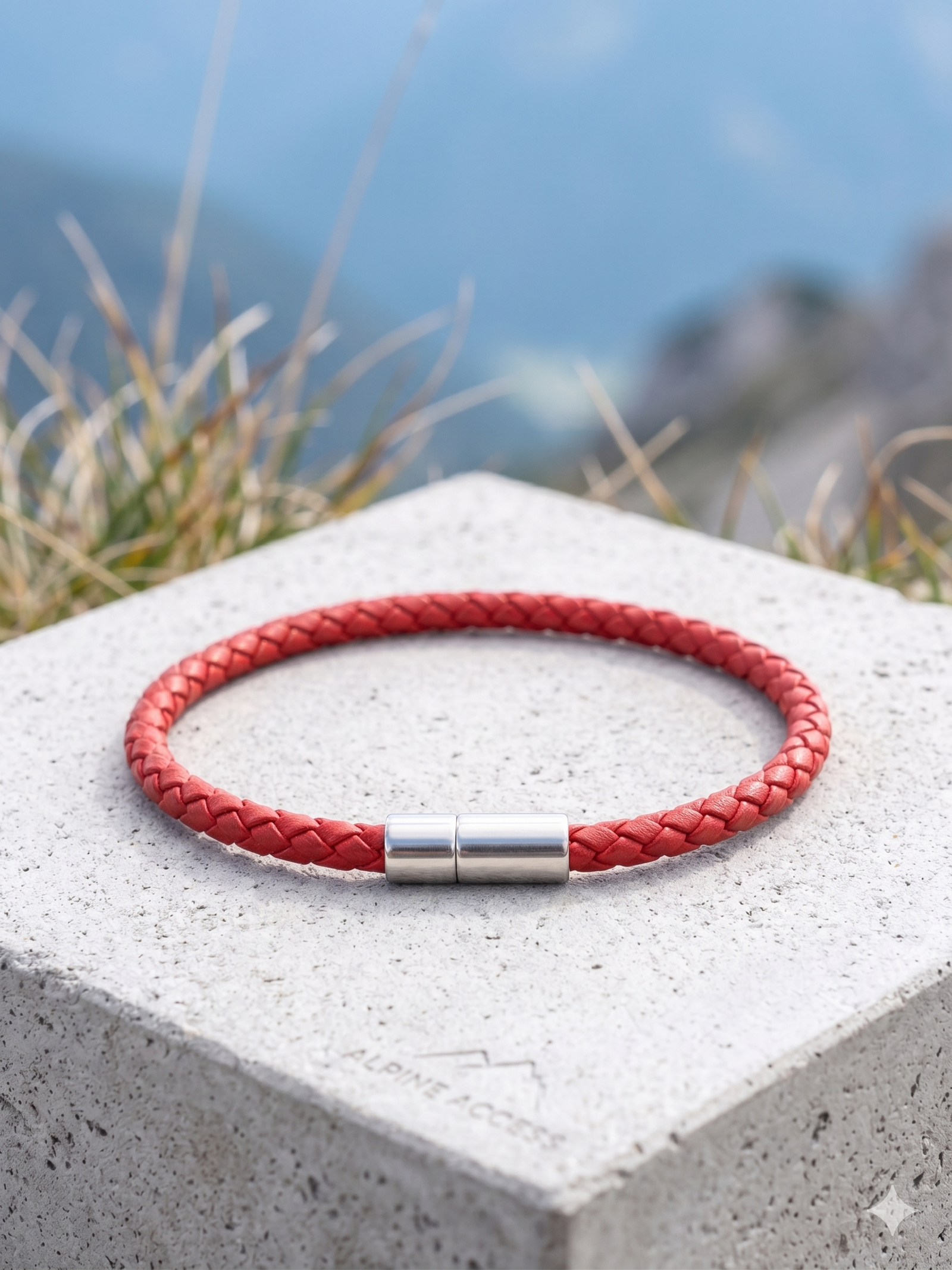 Red Braided Cord Anklet