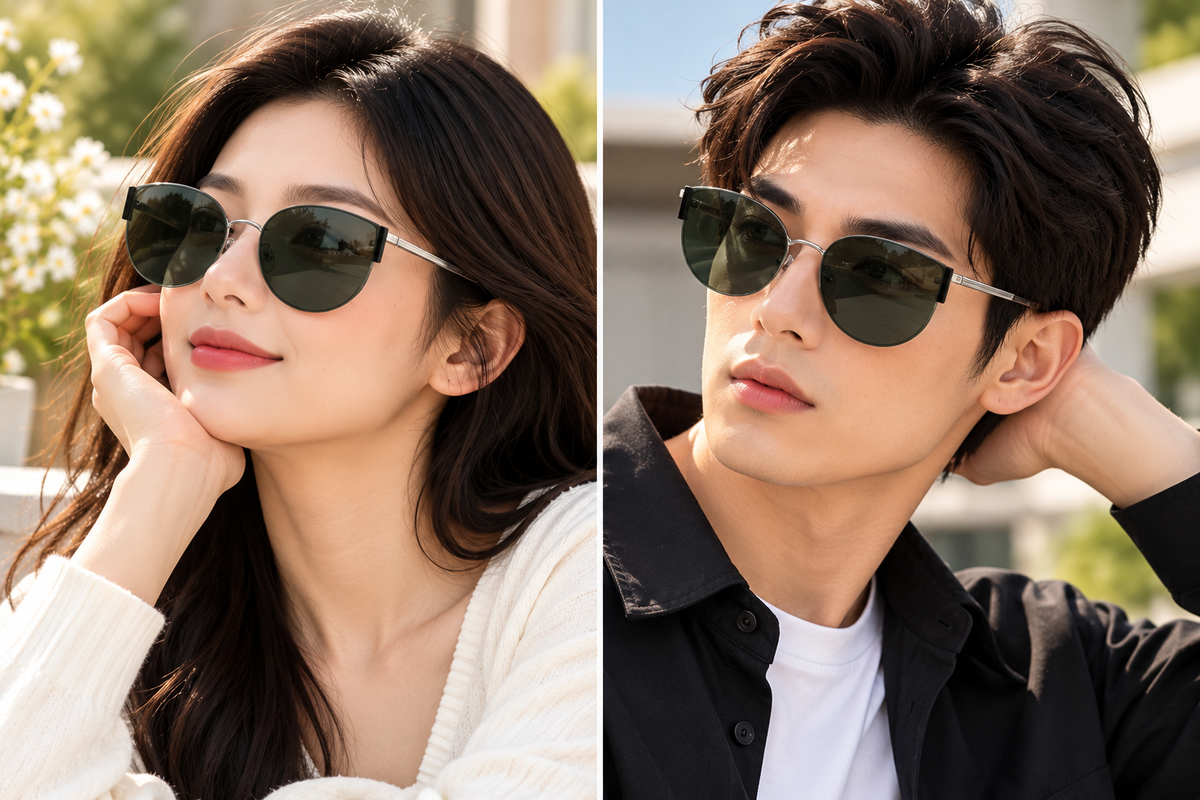 Green Oversized Butterfly Sunglasses