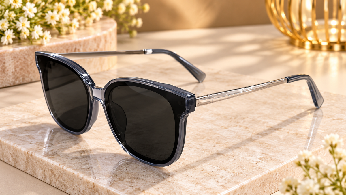 Black Square Frame Sunglasses