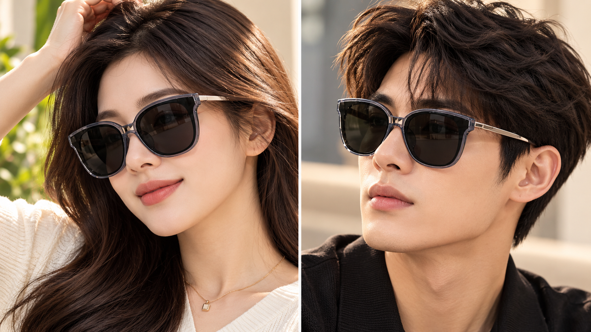 Black Square Frame Sunglasses