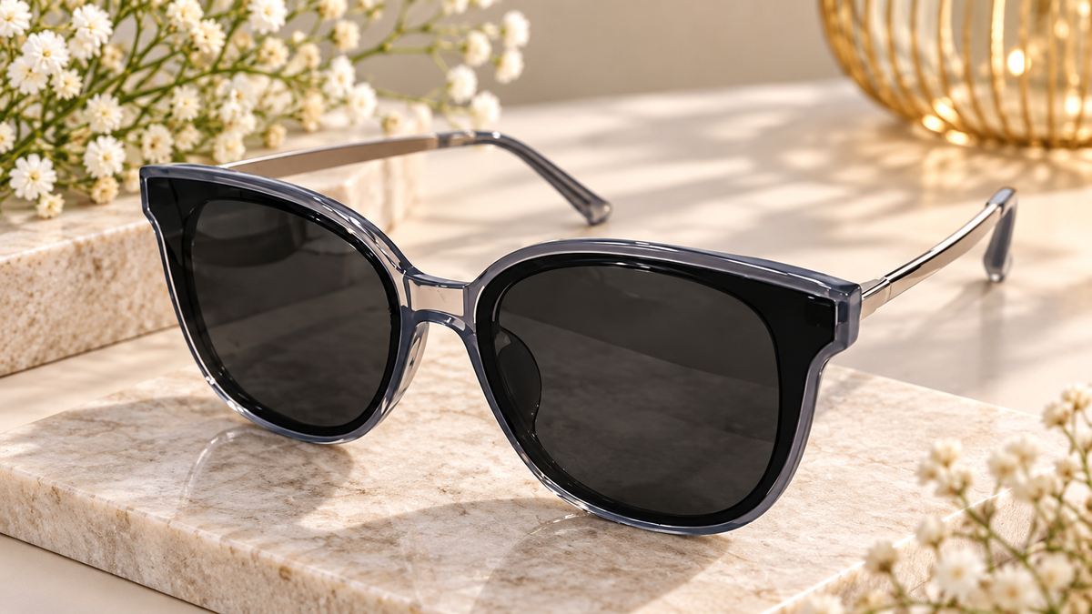 Black Square Frame Sunglasses