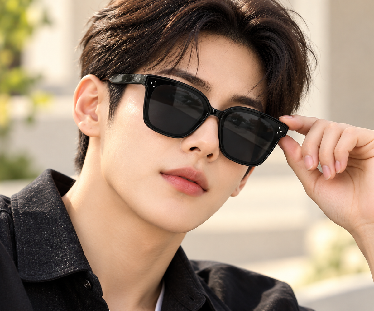 Black Oversized Square Sunglasses