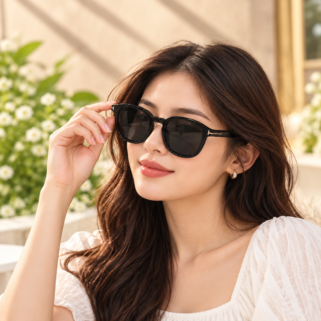 Black Square Frame Sunglasses