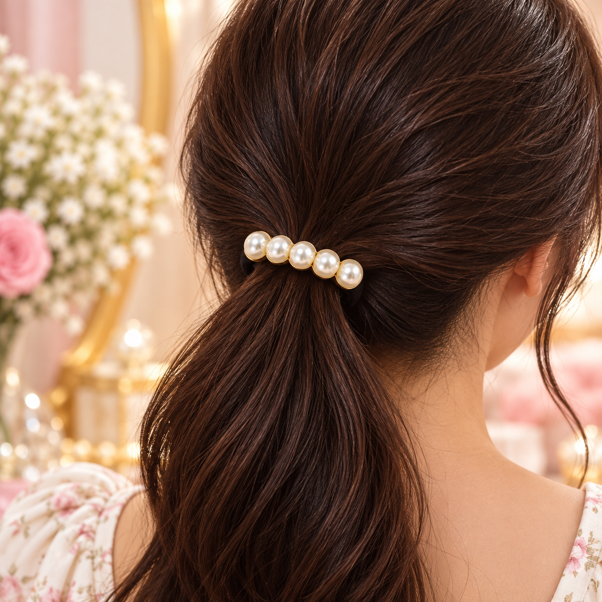 Pearl Hair Tie for Women
