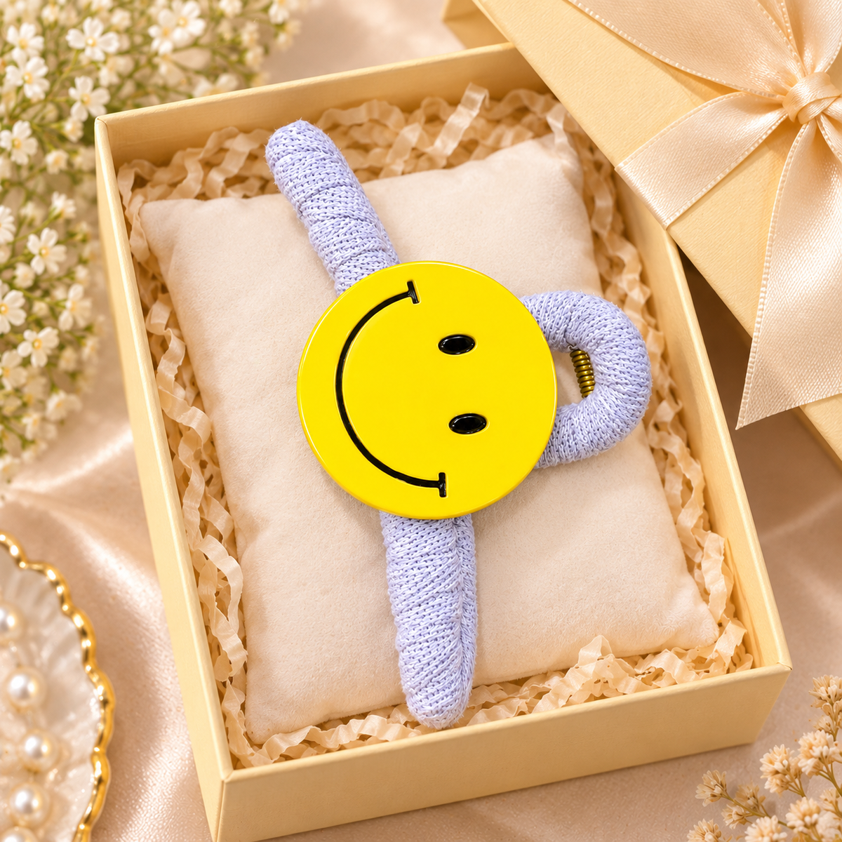 Smiley Face Hair Clutcher for Women & Girls