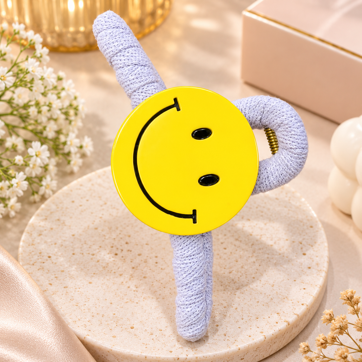 Smiley Face Hair Clutcher for Women & Girls