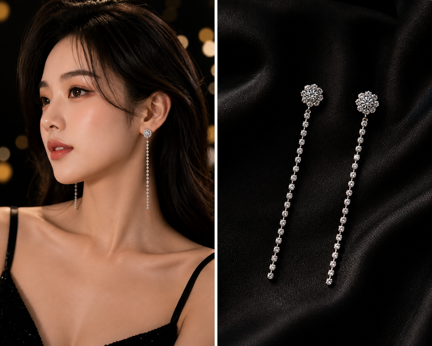 Crystal Drop Earrings