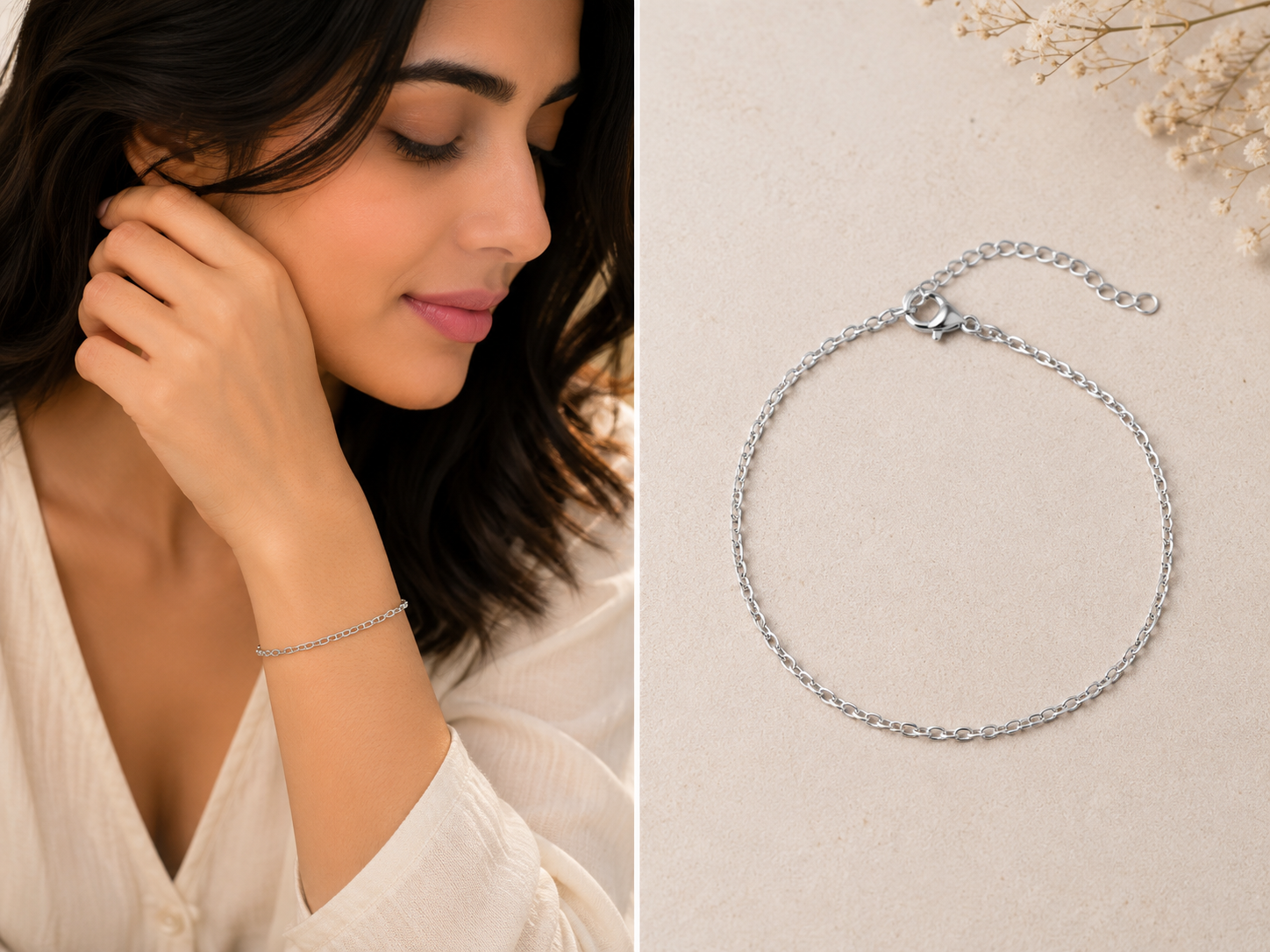 Classic Silver Link Bracelet