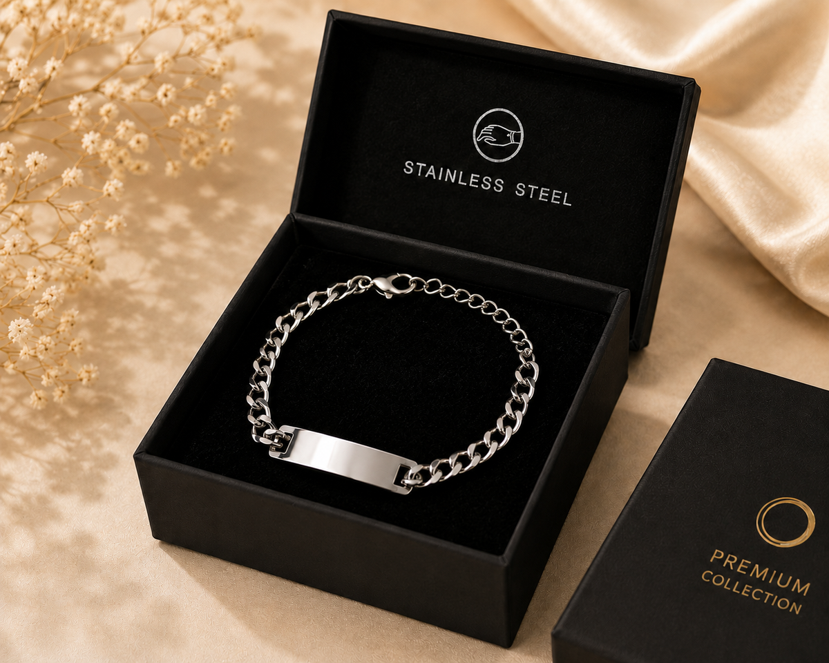 Stainless Steel Silver Chain Bracelet
