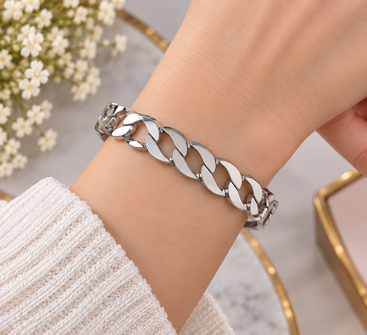 Silver Chain Bracelet