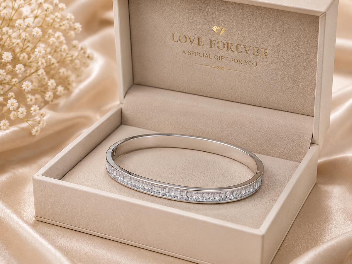 Silver Crystal Bracelet