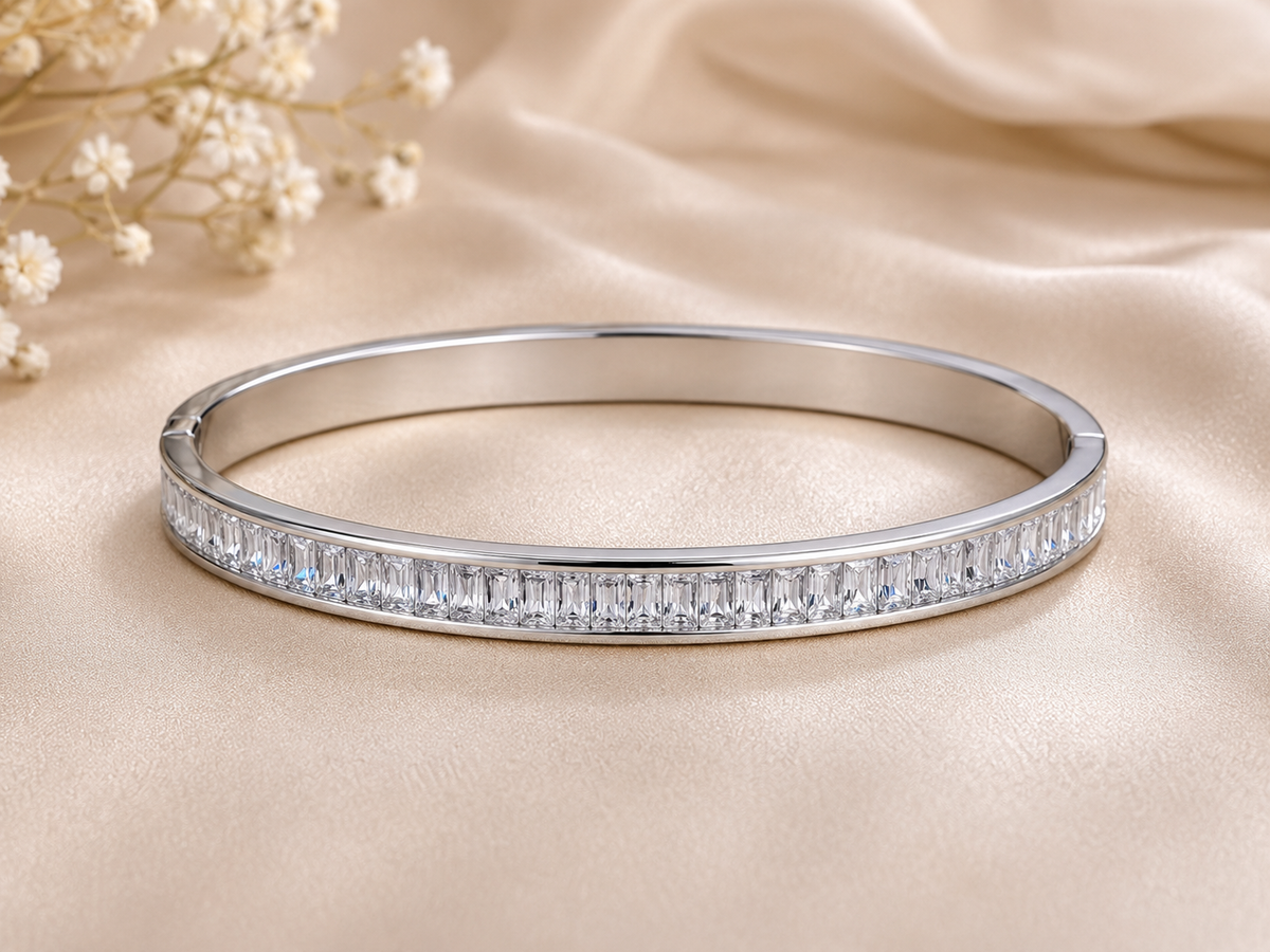 Silver Crystal Bracelet