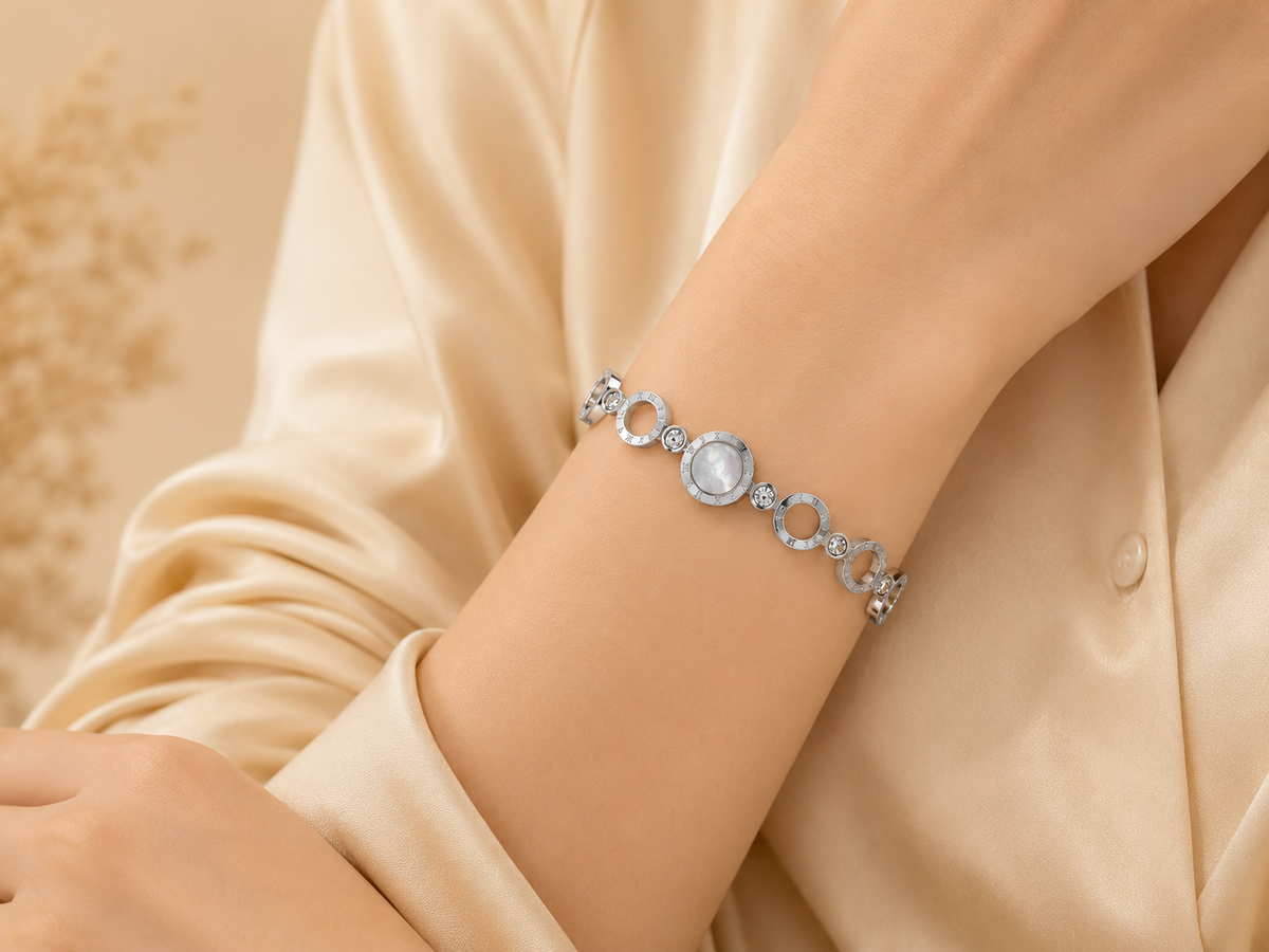Silver Crystal Bracelet