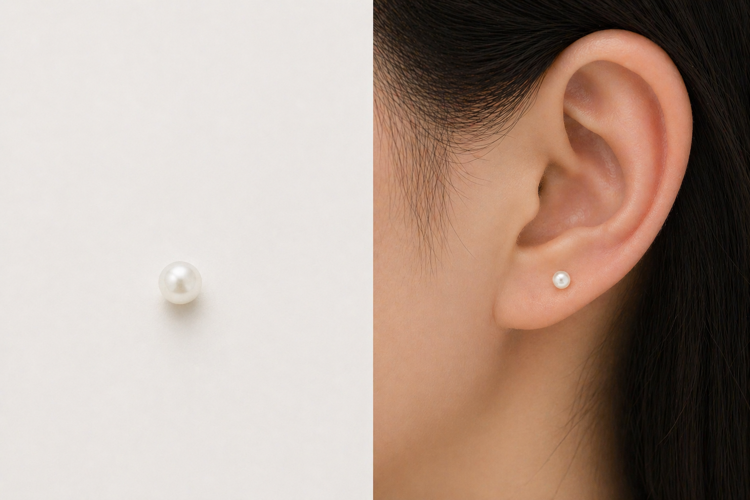 Classic White Pearl Piercing Stud