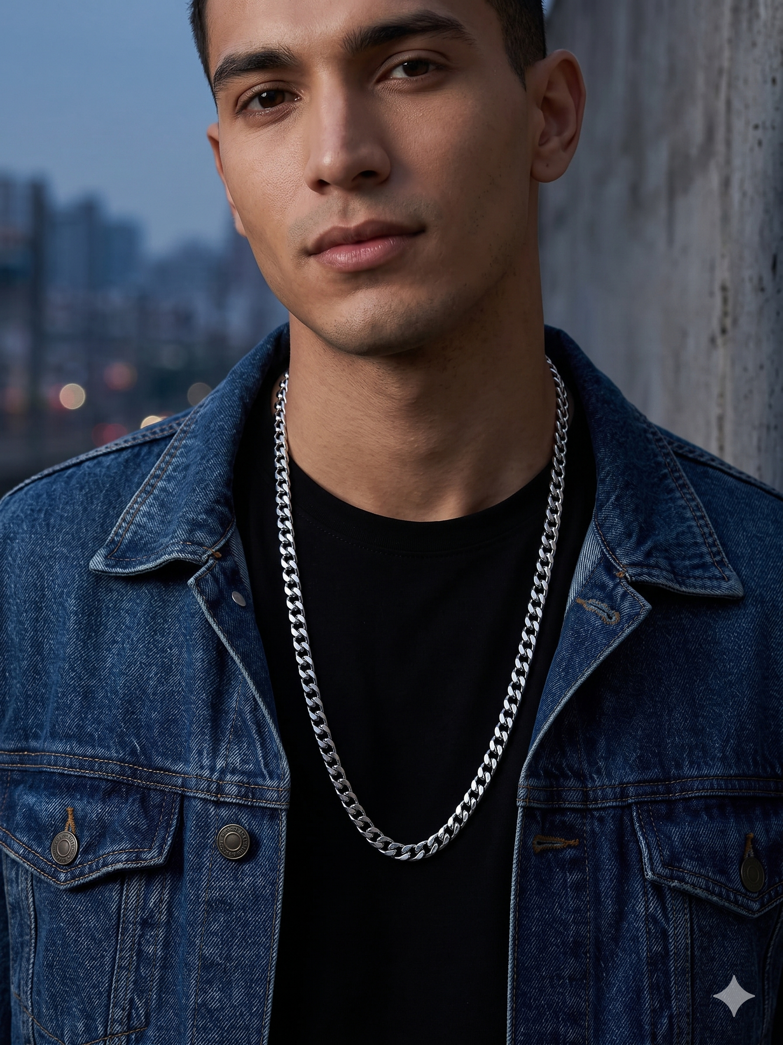 Bold Silver Cuban Chain