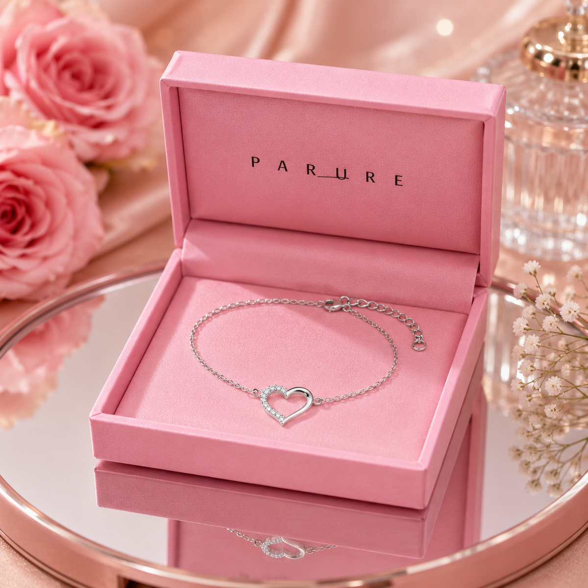 Heart Charm Bracelet