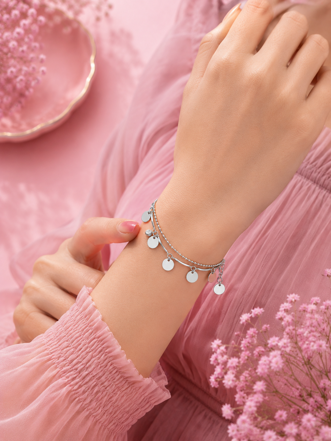 Silver Charm Bracelet