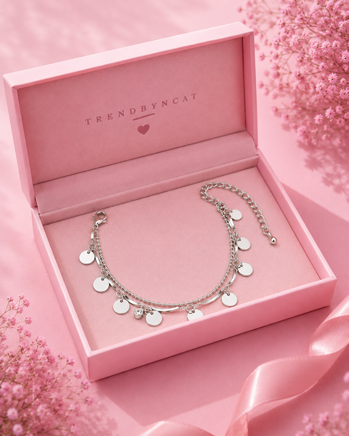 Silver Charm Bracelet