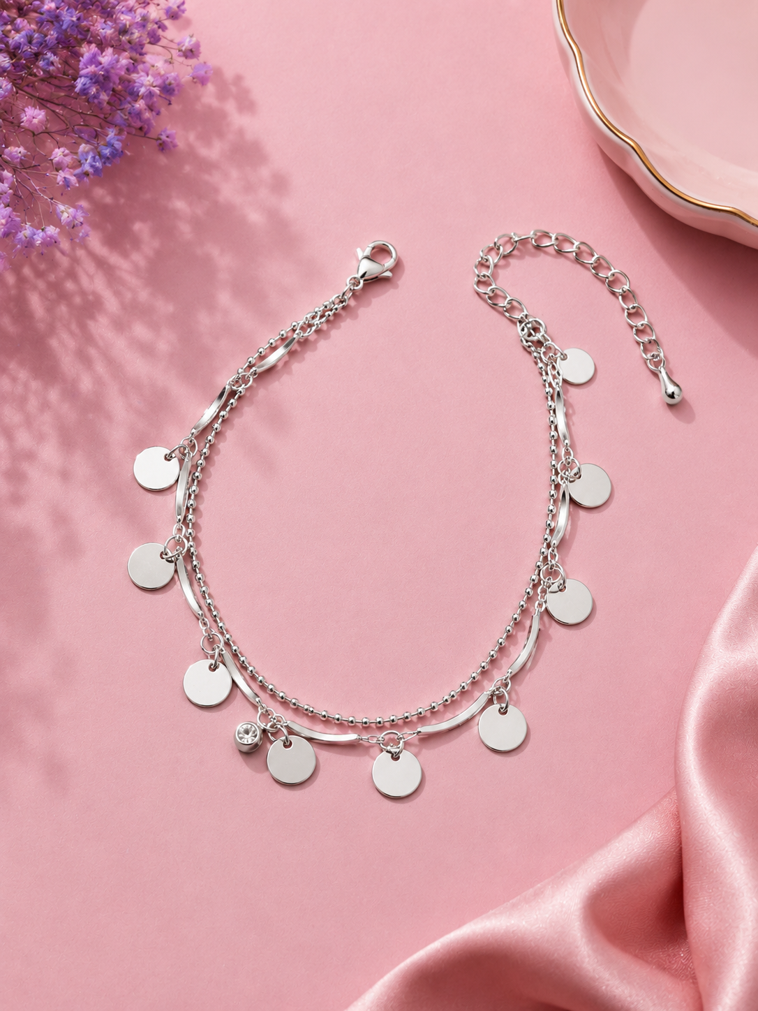 Silver Charm Bracelet