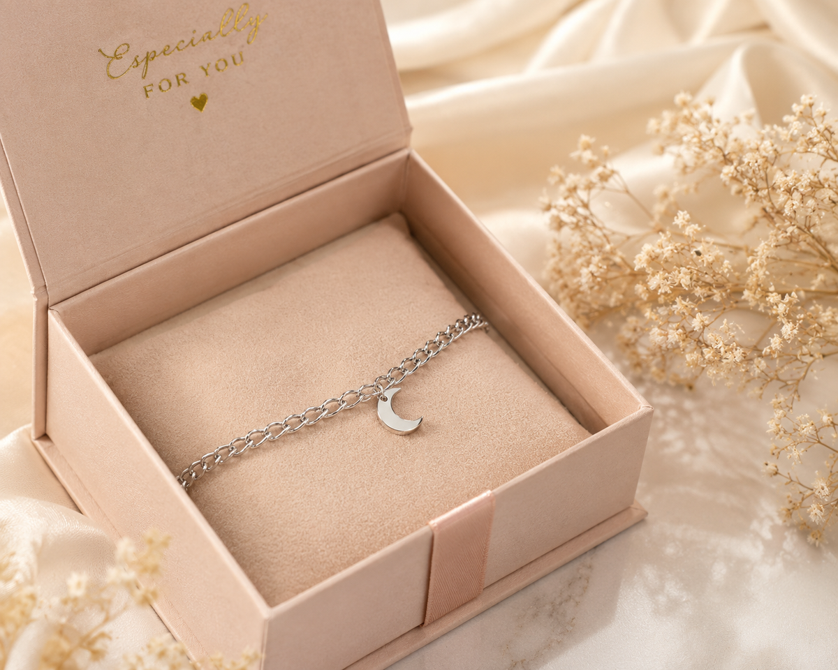Moon Charm Bracelet
