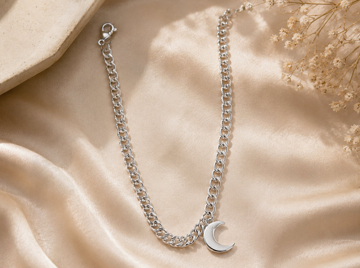 Moon Charm Bracelet