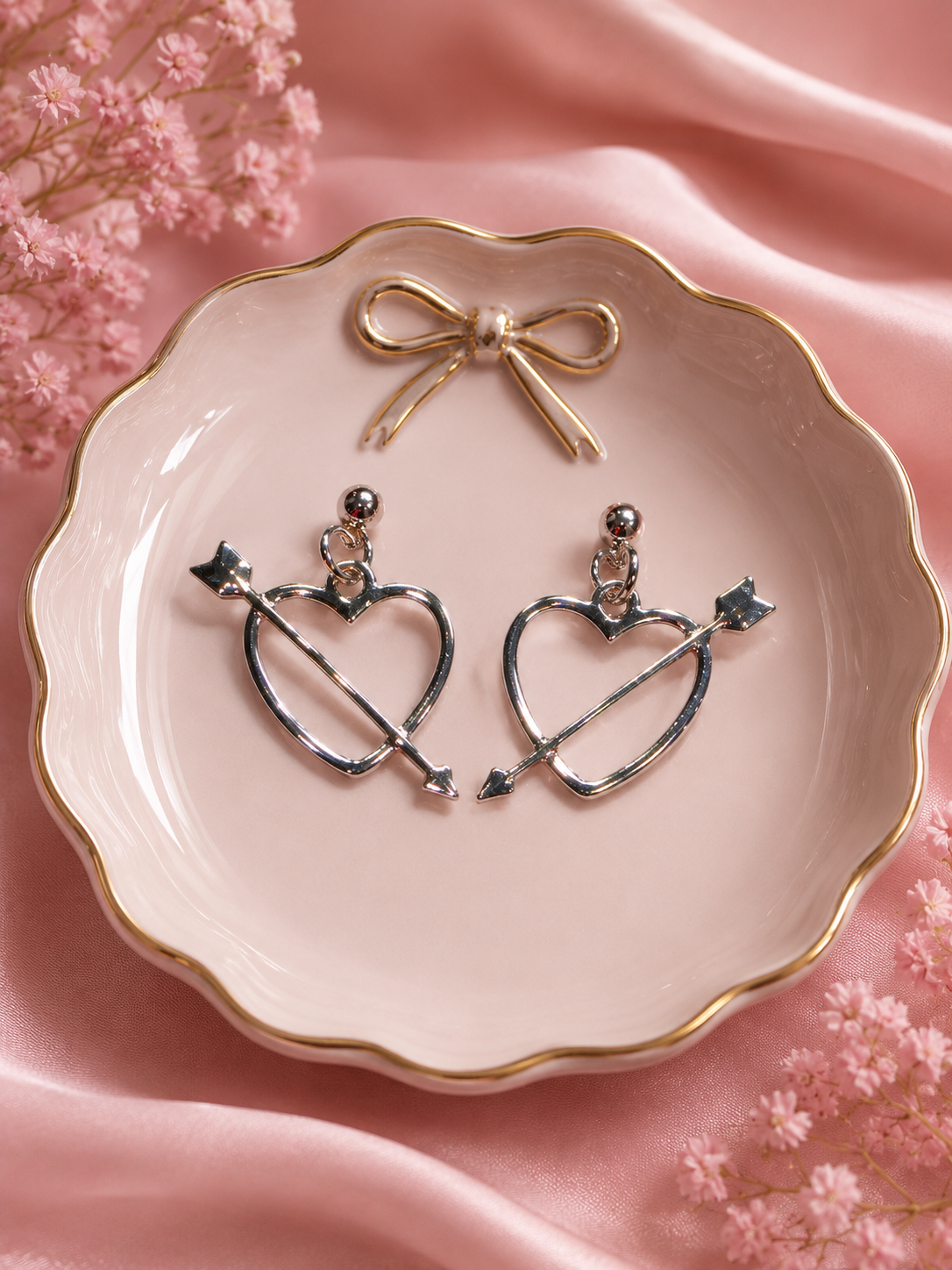 Heart Arrow Earrings