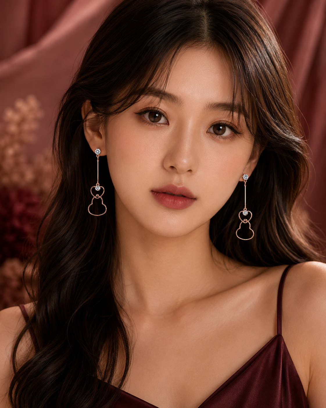 Heart Drop Earrings