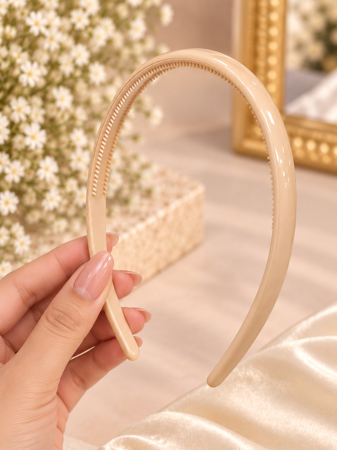 Cream Headband