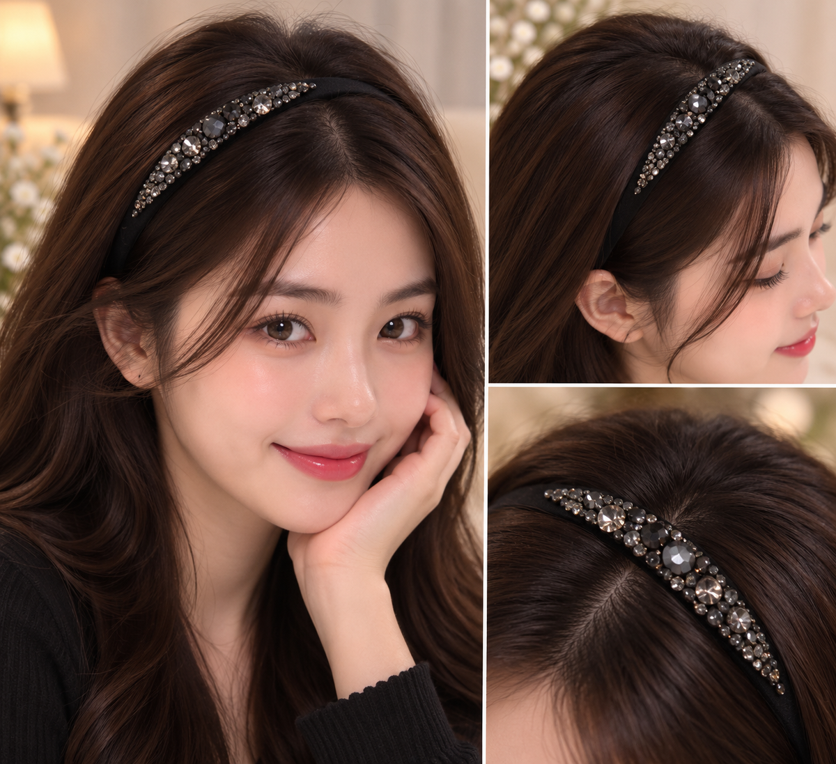 Black Stone Headband