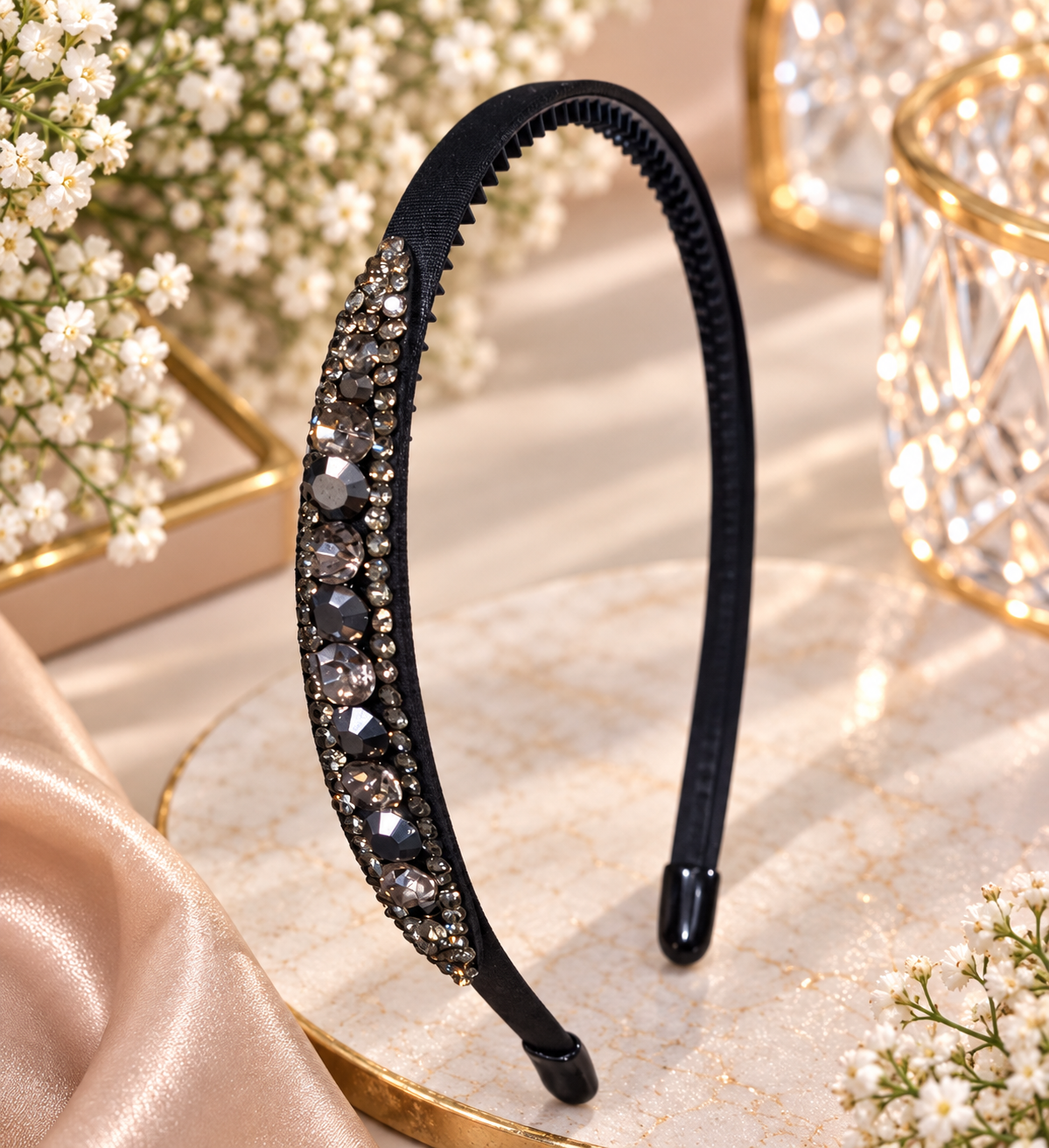 Black Stone Headband