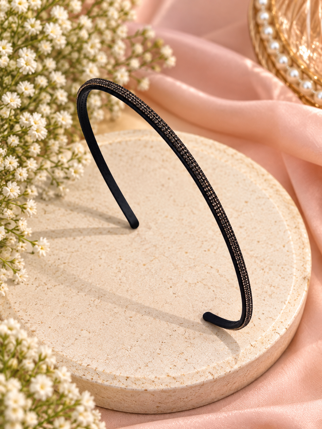 Black Stone Headband