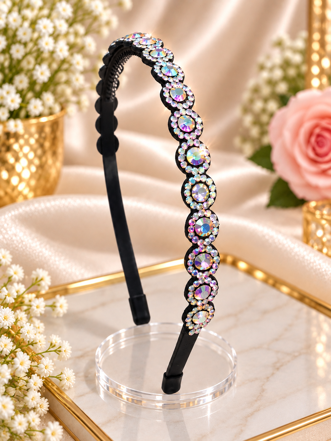 Multicolor Stone Headband