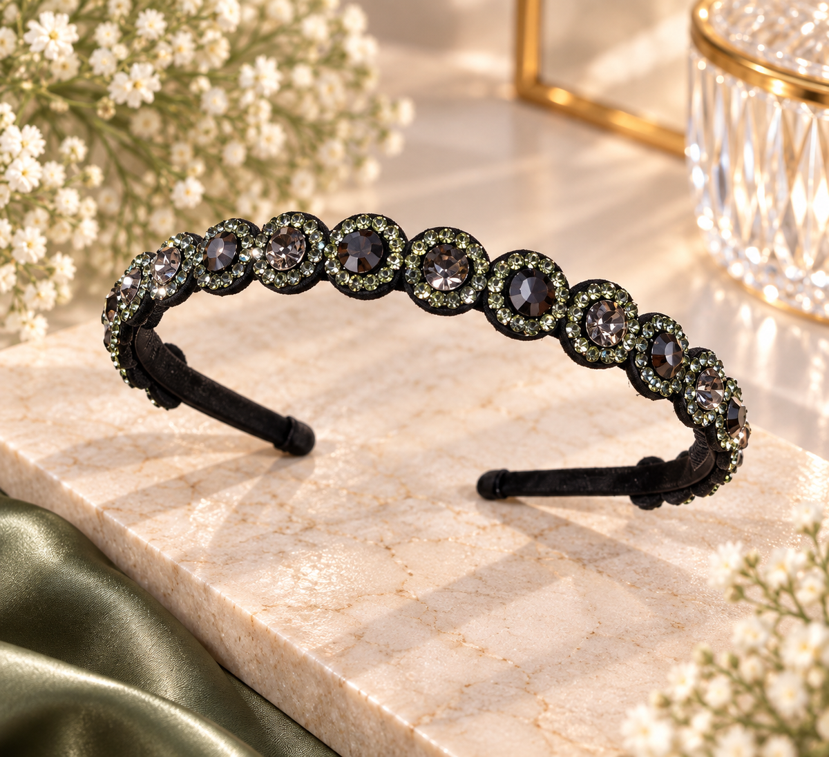 Black Stone Headband