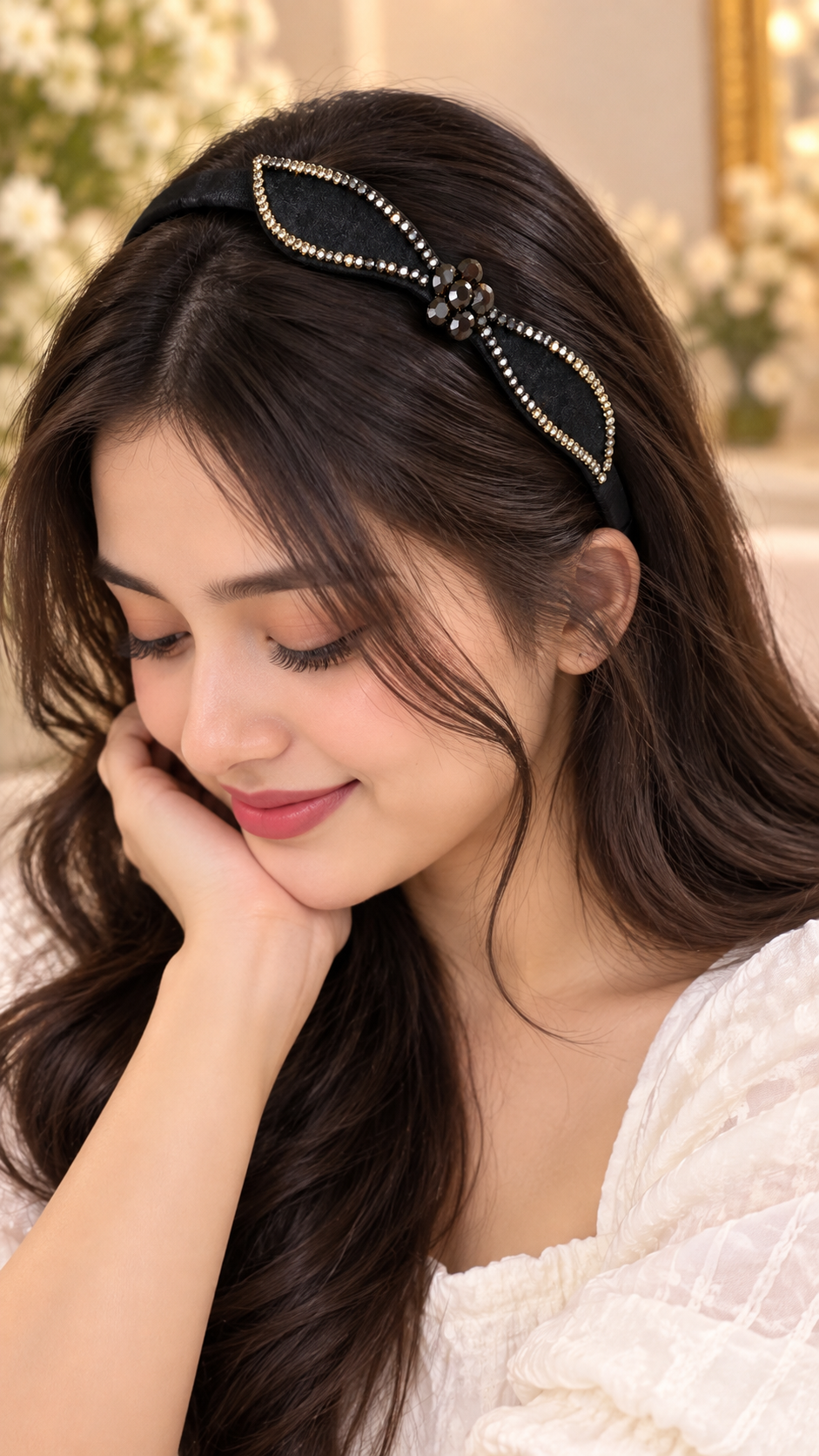 Black Bow Headband