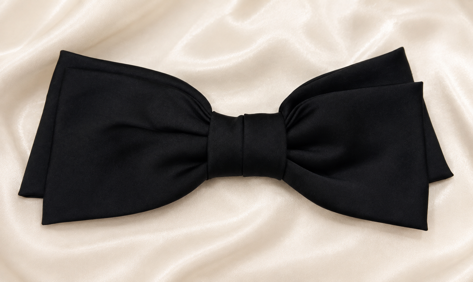 Classic Black Bow Hair Clip for Women & Girls