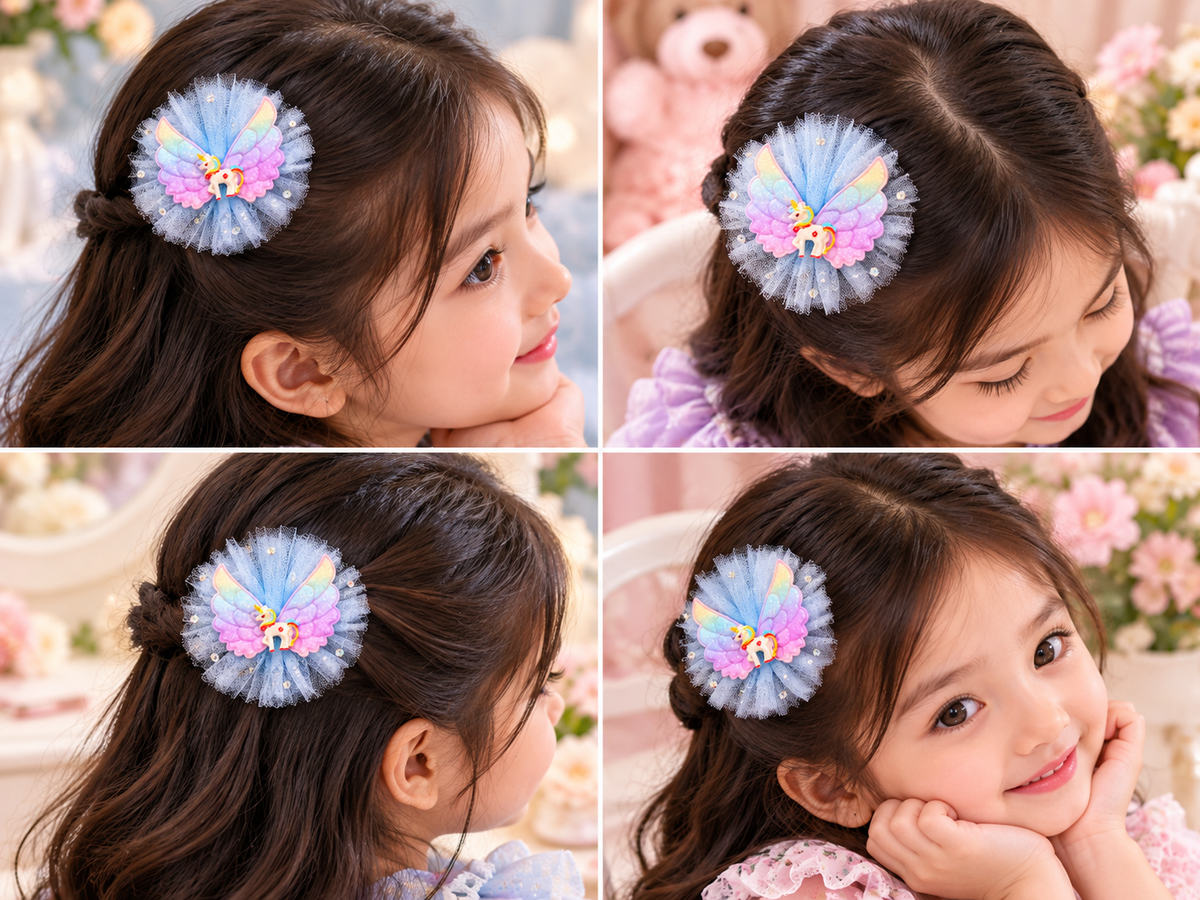 Unicorn Fairy Wings Hair Pin
