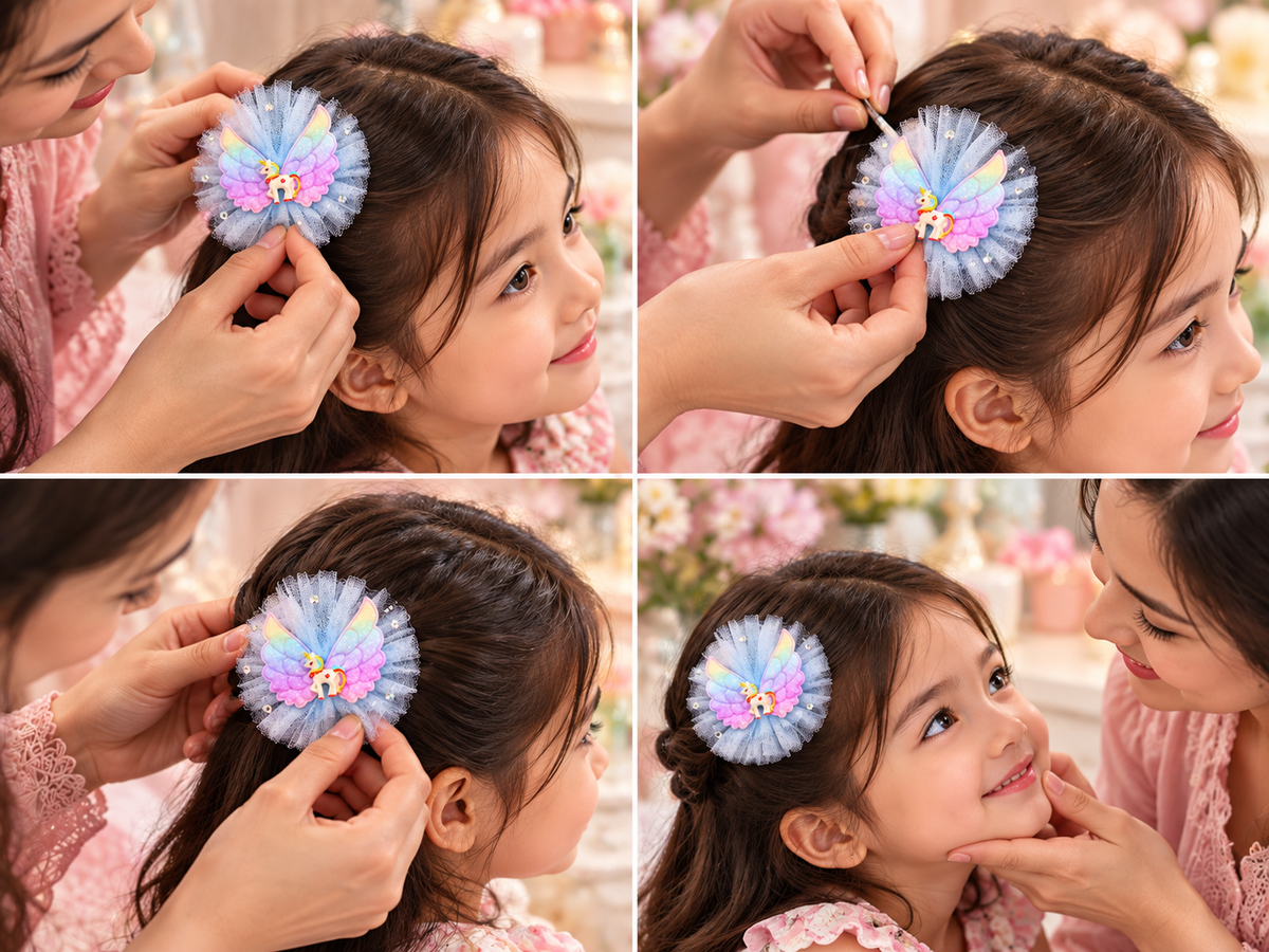 Unicorn Fairy Wings Hair Pin