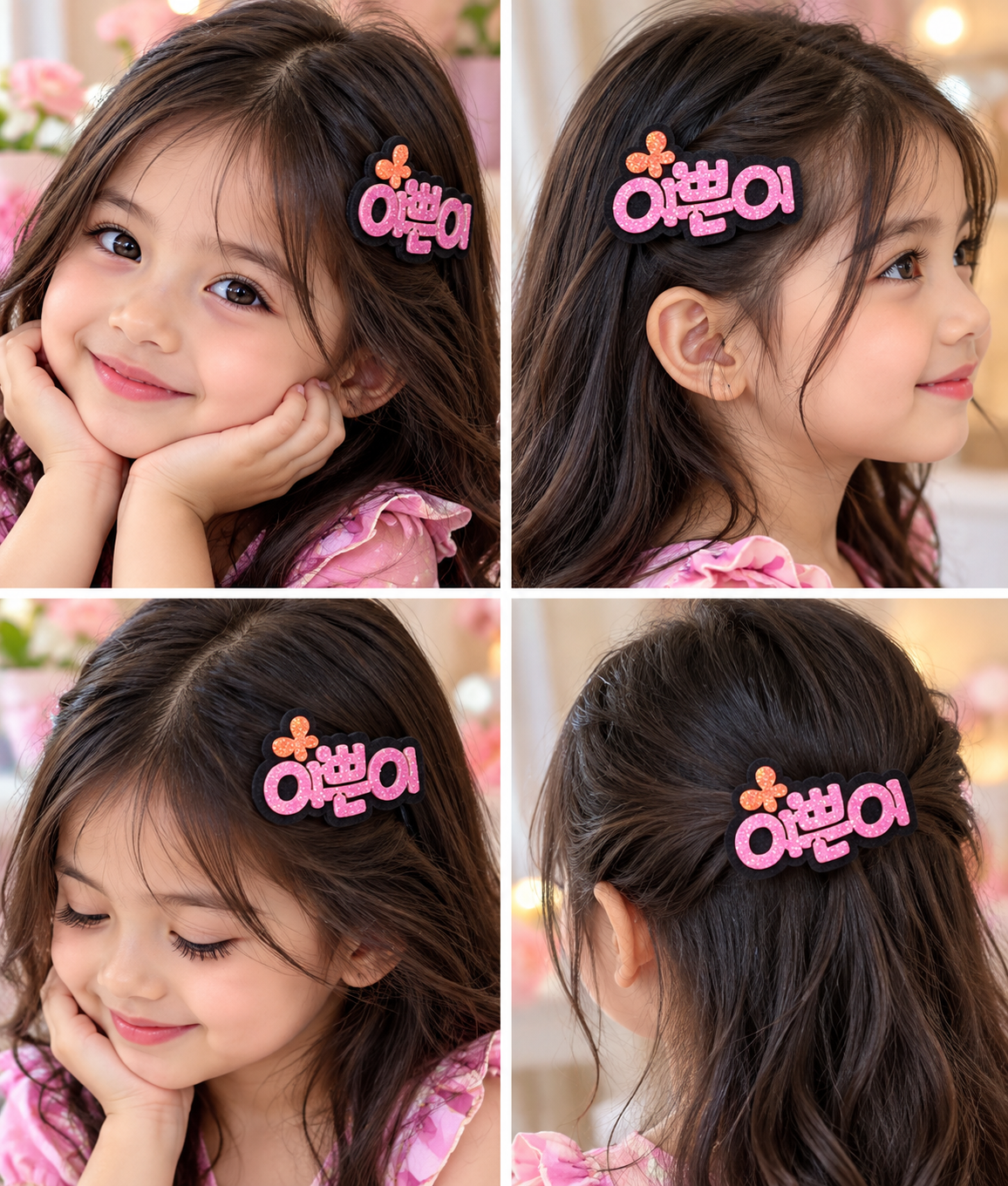 Korean Letter Hair Pin