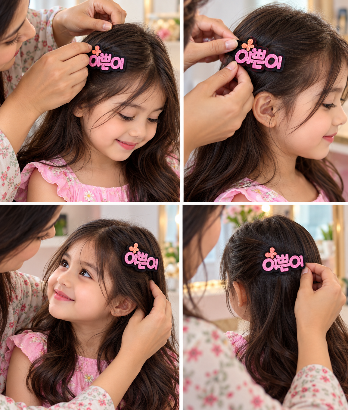 Korean Letter Hair Pin