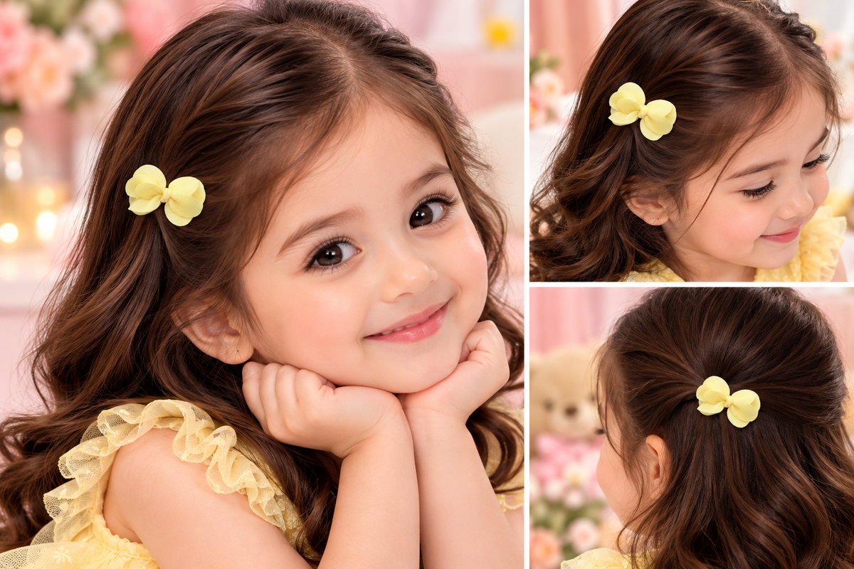 Yellow Flower Hair Pin