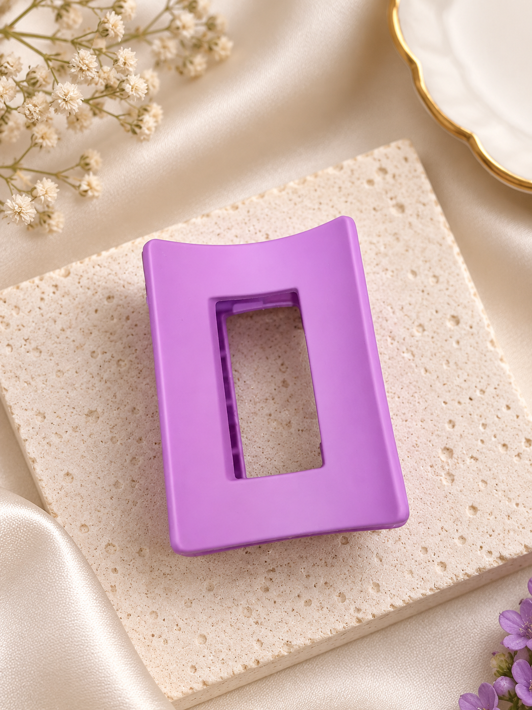 Purple Hair Claw Clip