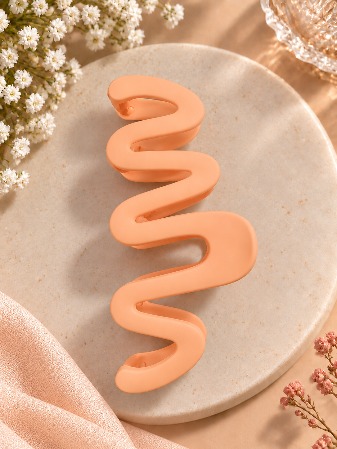 Orange Hair Claw Clip