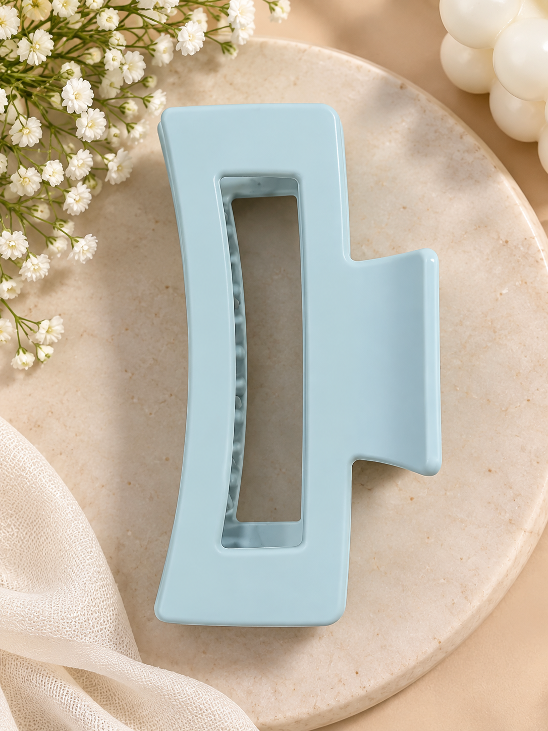 Light Blue Hair Claw Clip