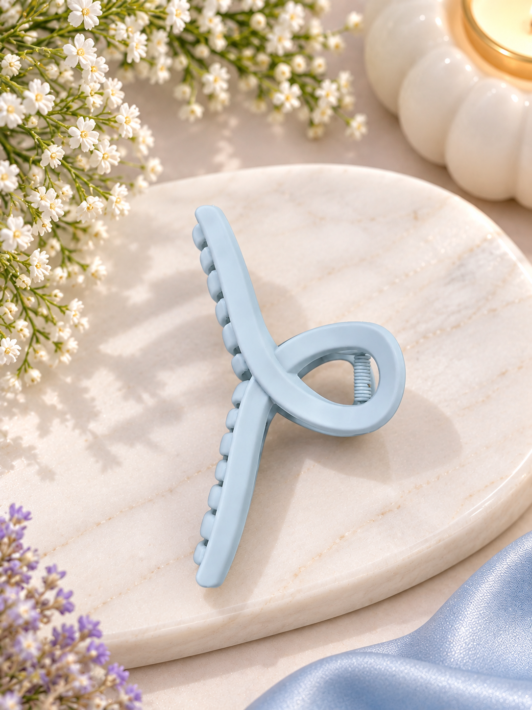 Light Blue Hair Claw Clip