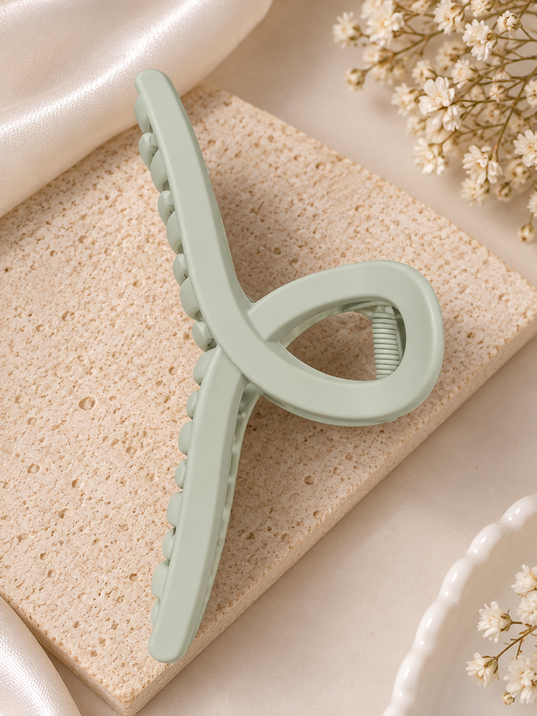 Mint Green Hair Claw Clip