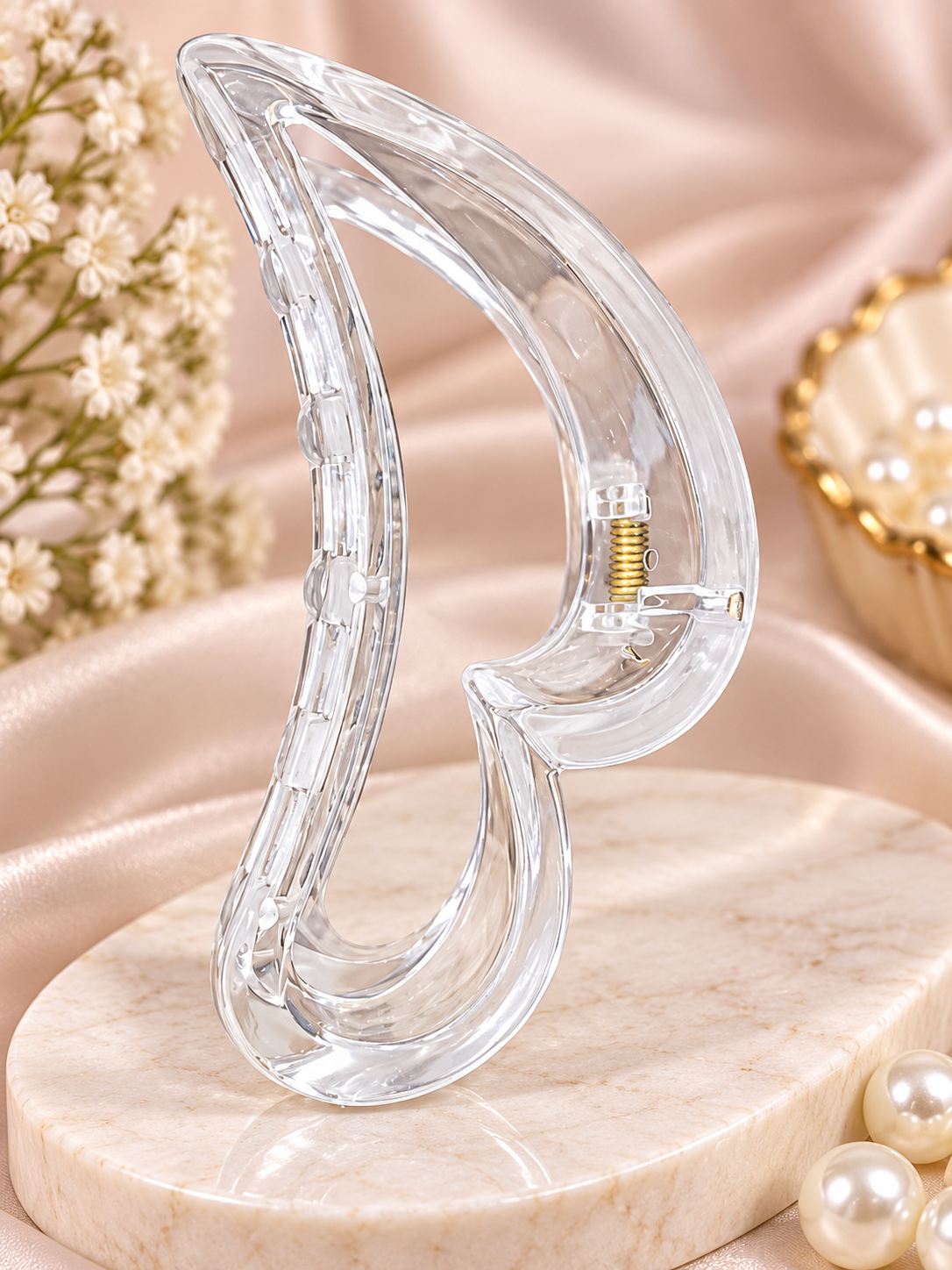 Transparent Large Hair Clutcher