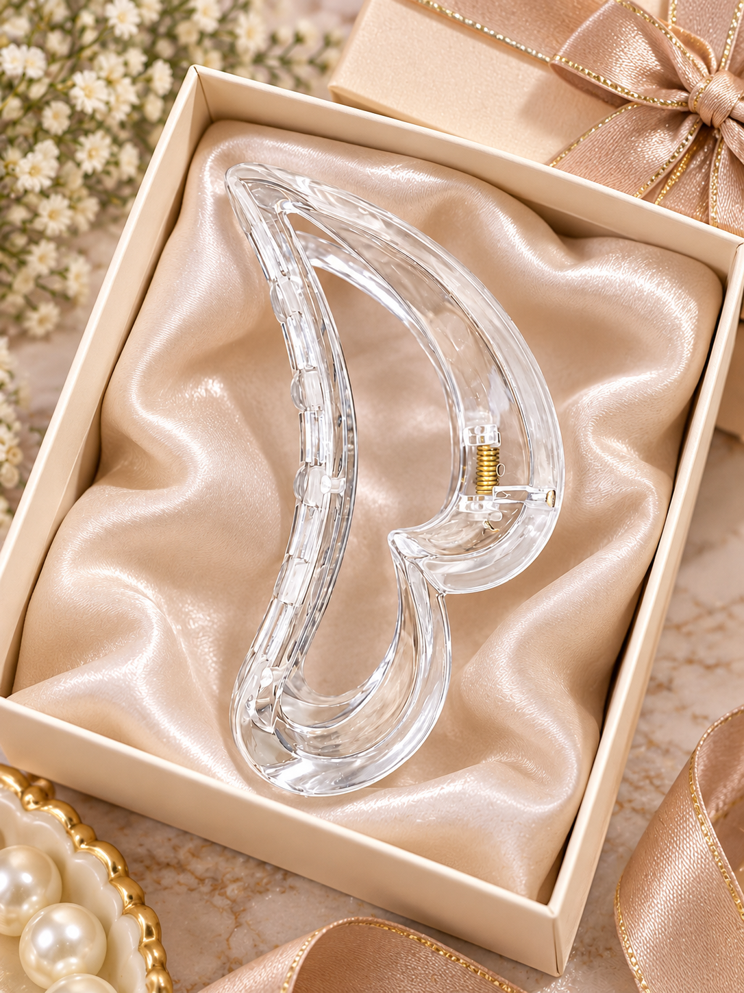 Transparent Large Hair Clutcher