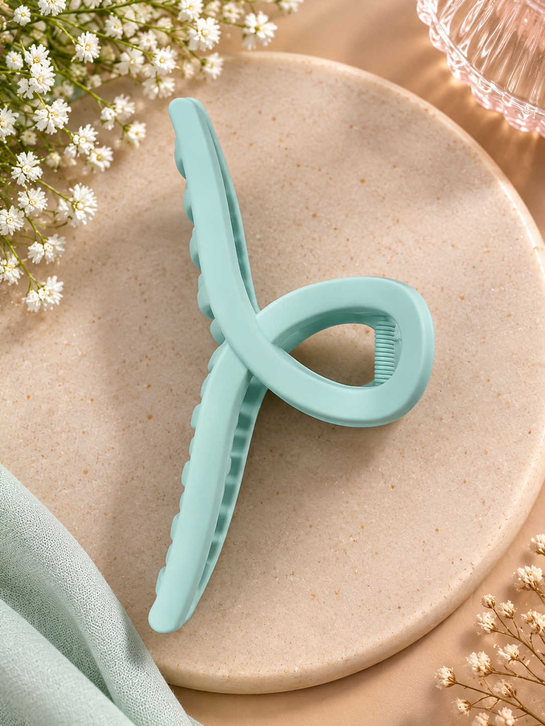 Pastel Blue Hair Claw Clip